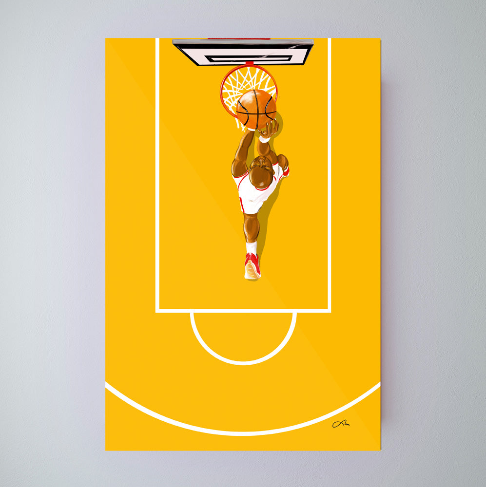 Acryl-Mini: Basketball