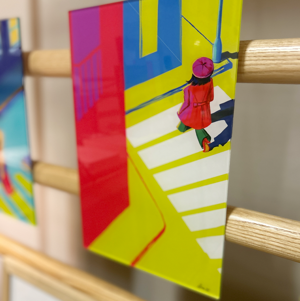 Acryl-Mini: Roads in Paris