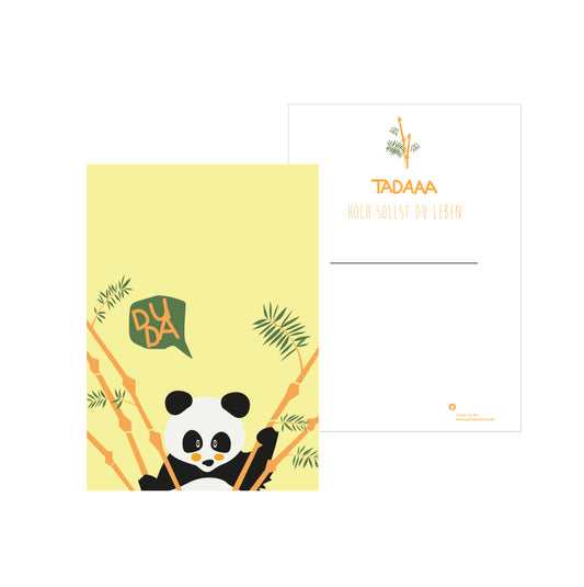 Geburtstagsgruß vom Panda