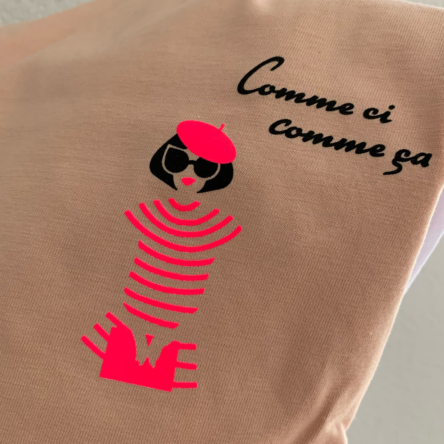 Damen T-Shirt Comme ci, comme ca