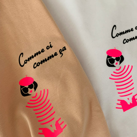 Damen T-Shirt Comme ci, comme ca