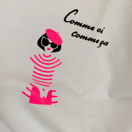 Damen T-Shirt Comme ci, comme ca