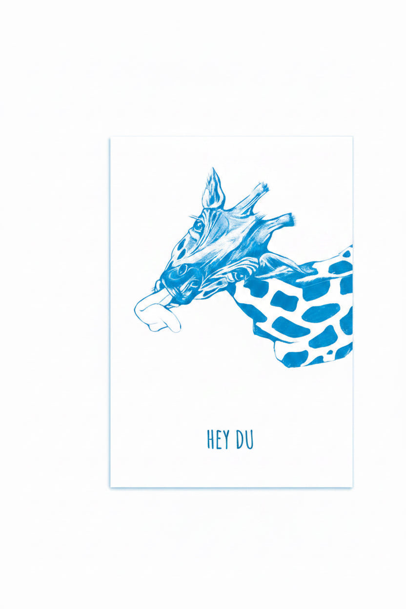 Hey du sagt die Giraffe