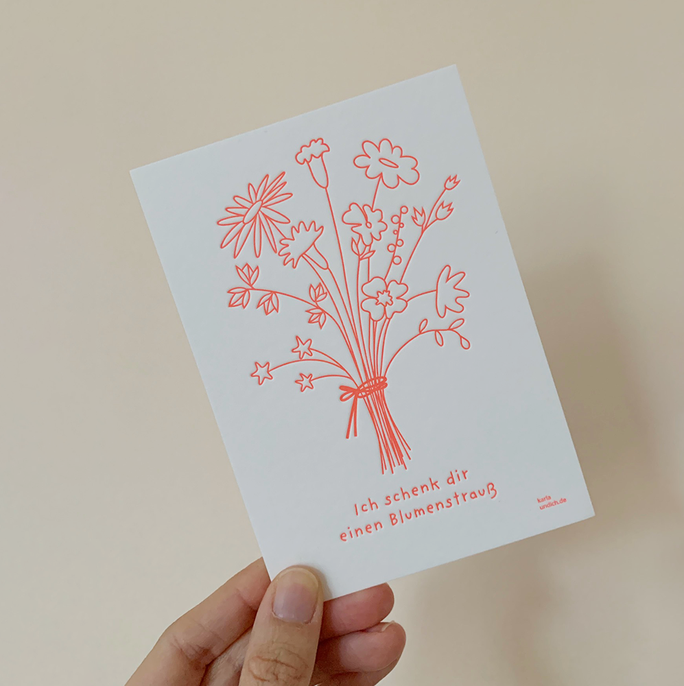 ich schenk dir einen Blumenstrauß