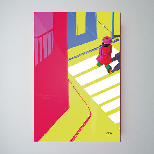 Acryl-Mini: Roads in Paris