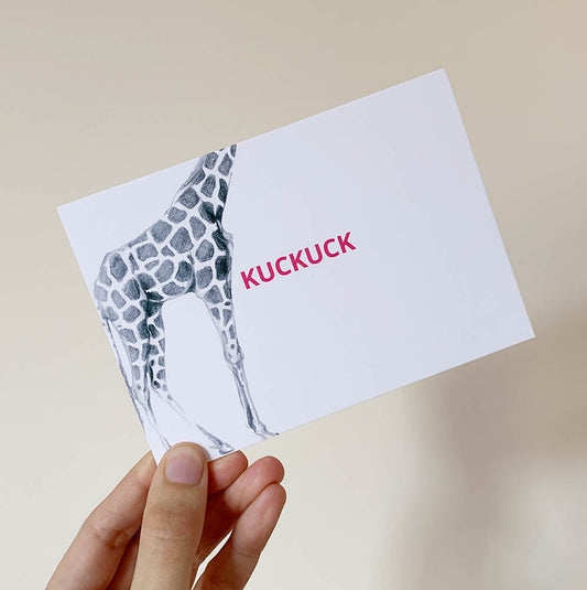 Kuckuck sagt die Giraffe
