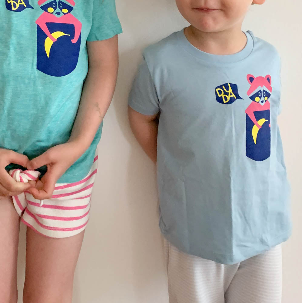 Kinder T-Shirt DuDa sagt der Waschbär