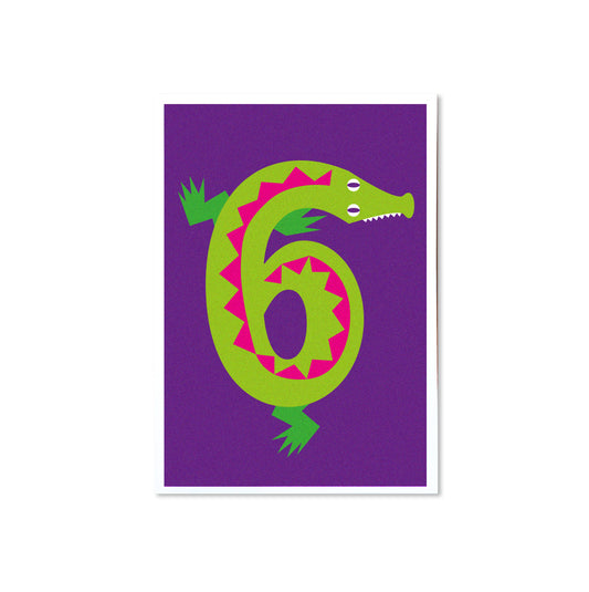 Zahlenkarte 6