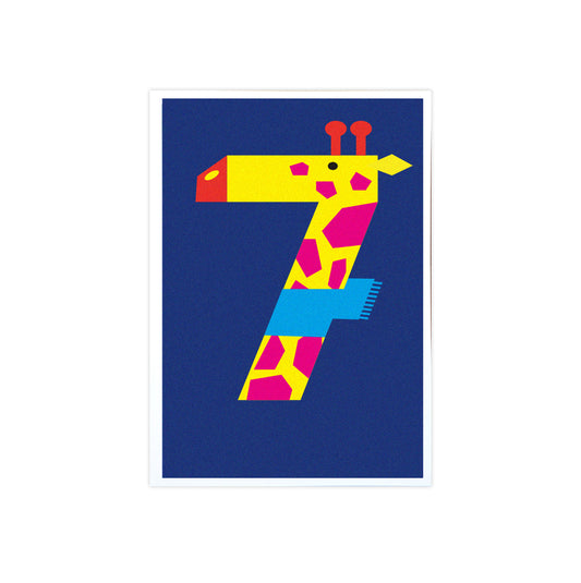 Zahlenkarte 7